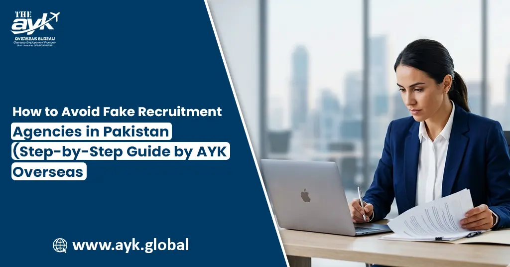How to Avoid Fake Recruitment Agencies in Pakistan (Step-by-Step Guide by AYK Overseas)
